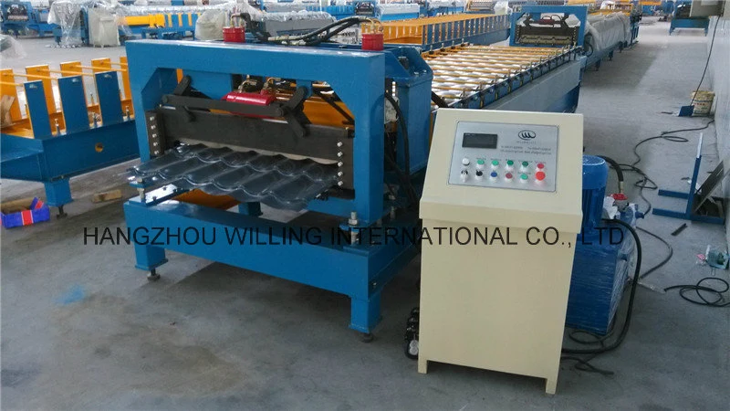 Colorful Steel Step Tile Roof Sheet Making Forming Machine