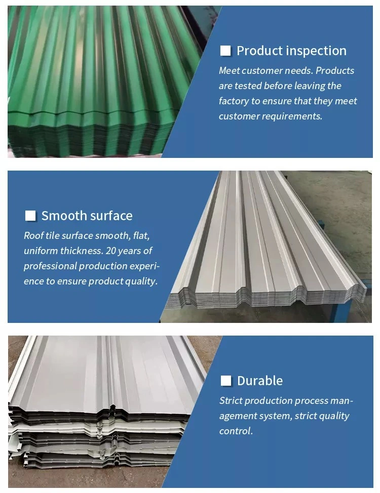 Color Coated Galvanized Steel Sheet Pile Corrugated Metal Roofing