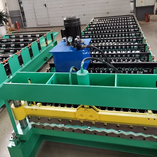 Plus de 70 pays ont exporté l'aluminium/PPGI Step Tile Metal Roof/Roofing Cold Roll Forming Sheet Making Machine pour les matériaux de construction